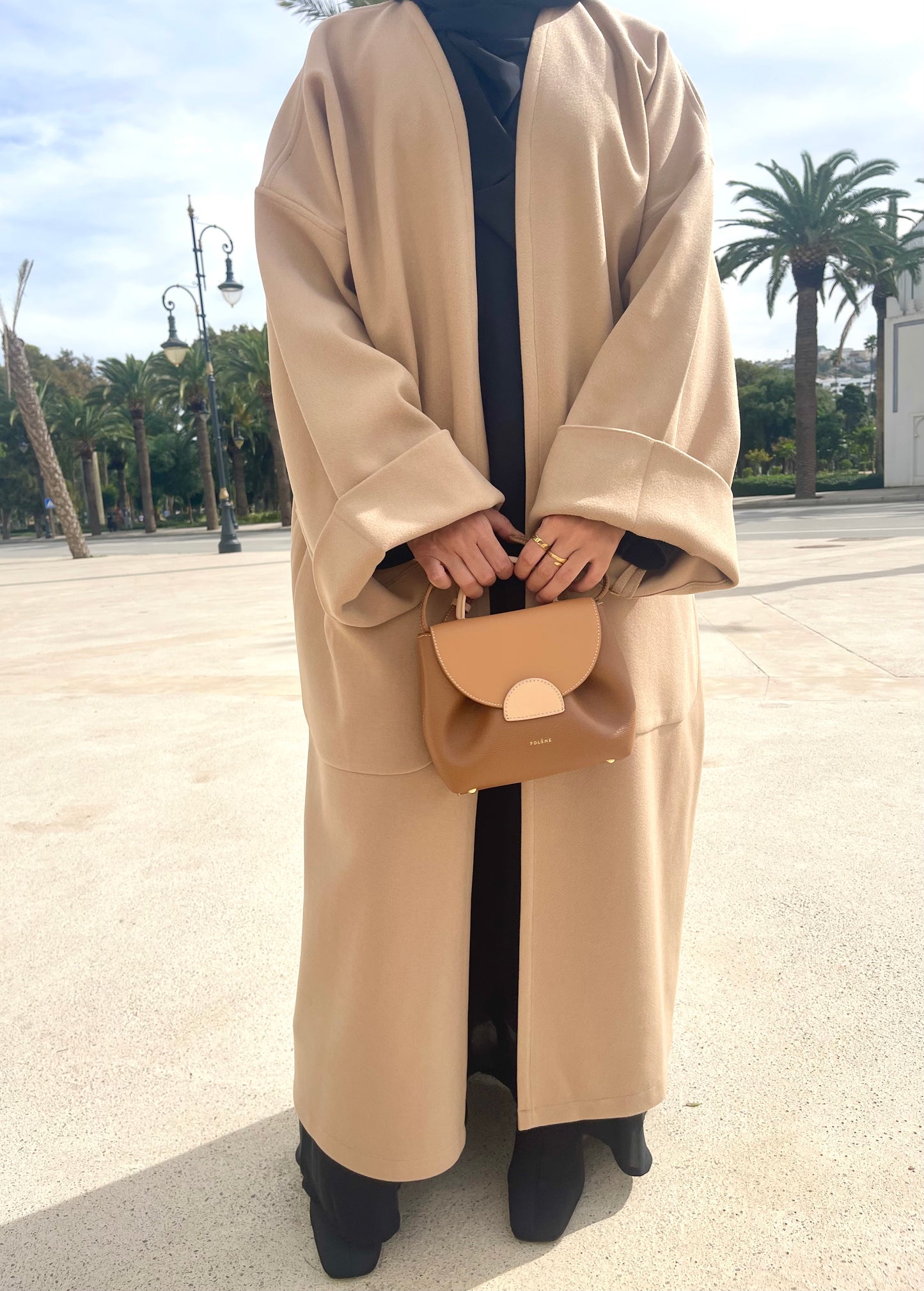 ABAYA COAT SABLÉ