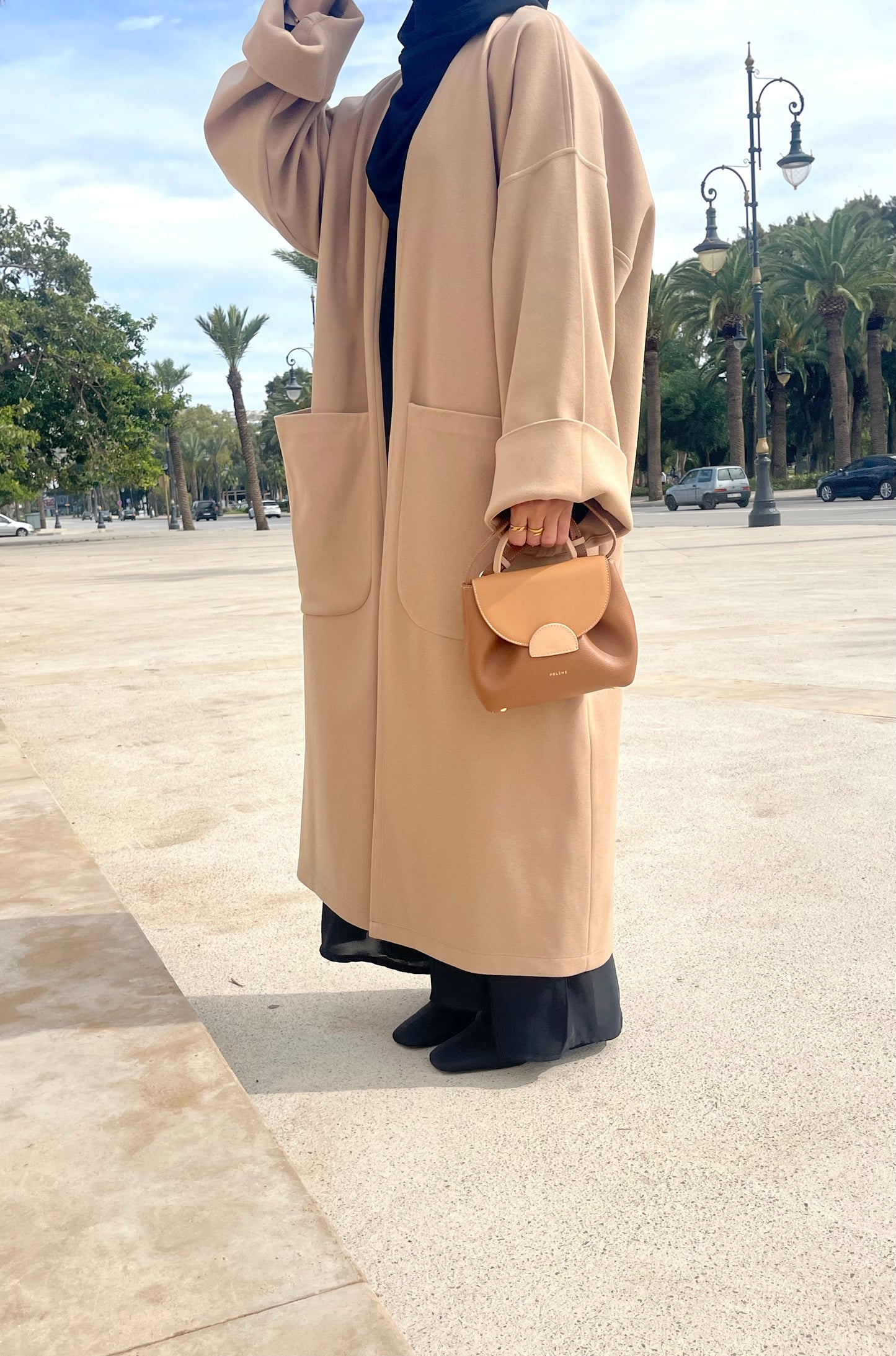 ABAYA COAT SABLÉ