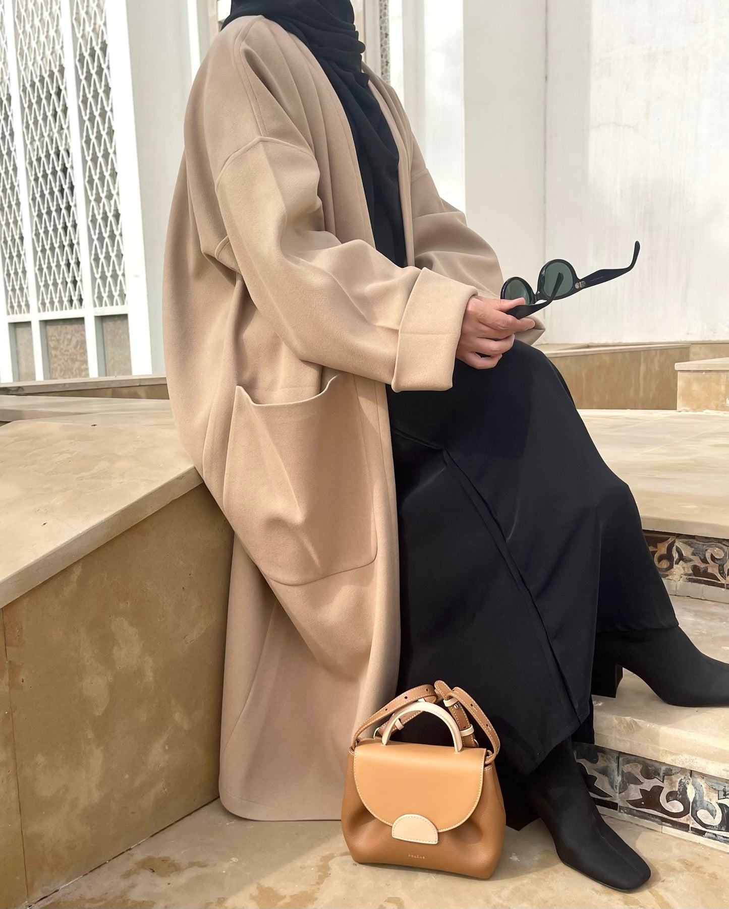 ABAYA COAT SABLÉ